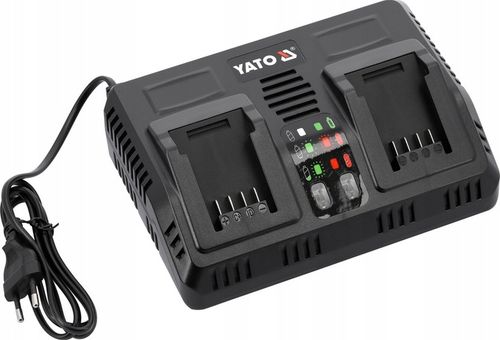 INTELIGENTNA PODWÓJNA ŁADOWARKA 18V (2,4-4,5A) YATO YT-828501 na Arena.pl