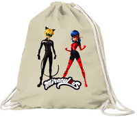 Worek Plecak Biedronka i Czarny Kot