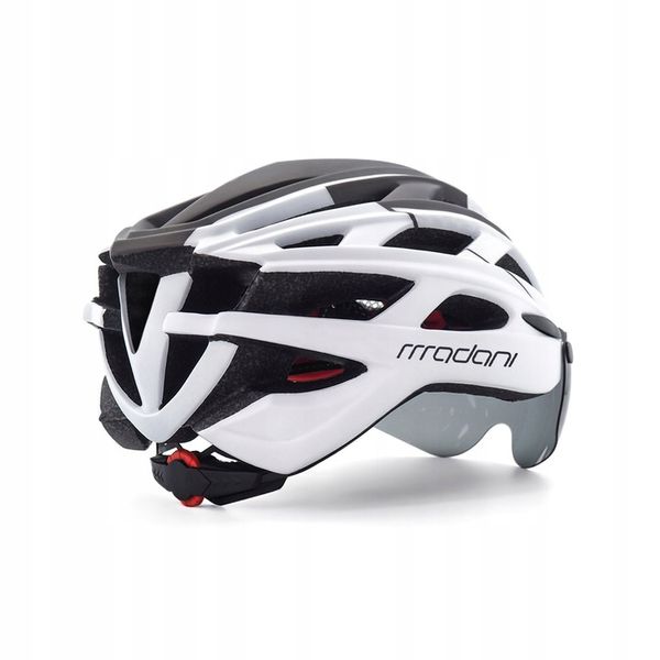 Kask rowerowy z szybą HT19 - madani zdjęcie 9