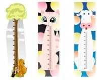 Naklejka samoprzylepna miarka wzrostu dla dzieci