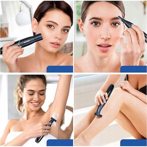 DEPILATOR DO CIAŁA NÓG TWARZY TRYMER DO NOSA BRWI BIKINI GOLARKA DAMSKA na Arena.pl