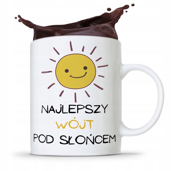 Dla Wójta Kubek Na Prezent Najlepszy Pod Slońcem Z Nadrukiem Ze Zdjęciem zdjęcie 1