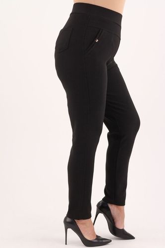 SPODNIE DAMSKIE WYSOKI STAN GŁADKIE BAWEŁNIANE ELASTYCZNE DUŻE ROZMIARY na Arena.pl