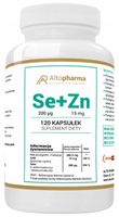 AltoPharma Selen 200µg + Cynk 15mg + Prebiotyk 120kaps. Odporność Tarczyca