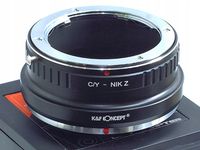 Adapter CONTAX YASHICA C/Y na NIKON Z Z5 Z6 Z7 Z9 Z30 Z50 K&F