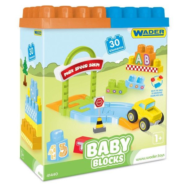Wader Baby Blocks Klocki 30 el. zdjęcie 1
