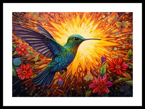 Plakat 42x29,7cm Koliber Barw na Arena.pl