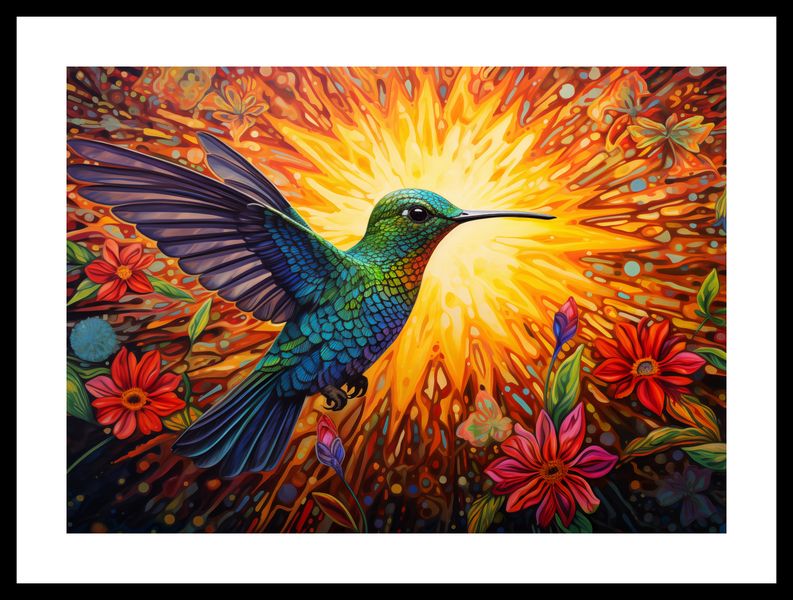 Plakat 42x29,7cm Koliber Barw zdjęcie 3