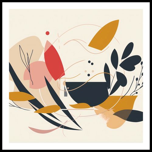 Plakat 90x90cm Porywista Flora na Arena.pl