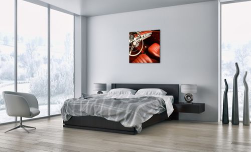 Obraz Na Płótnie - Samochód Retro - 70X70 Cm - Ac70X70-0149 na Arena.pl