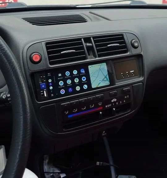 RADIO NAWIGACJA 1DIN CARPLAY ANDROID AUTO MAPY BLUETOOTH AUX zdjęcie 12