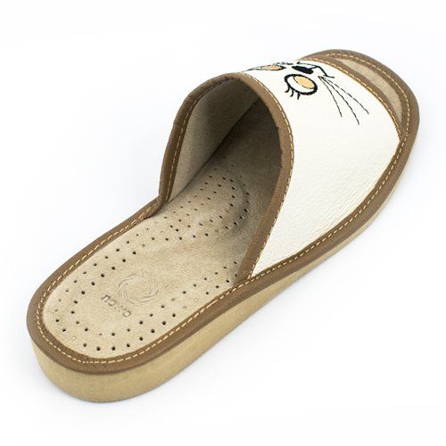 KLAPKI DAMSKIE SKÓRA WYPROFILOWANA WKŁADKA KAPCIE na Arena.pl