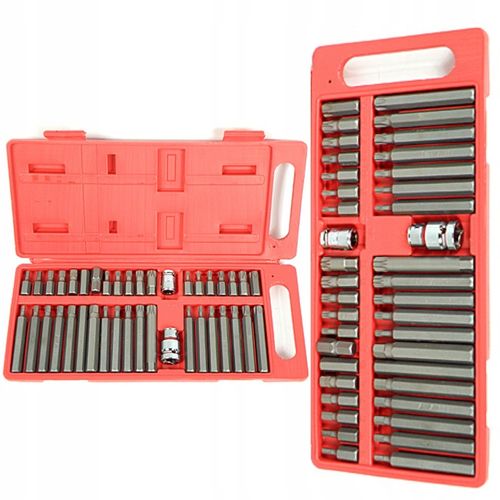 KOMPLET ZESTAW BITÓW TORX HEX SPLINE 40 ELEMENTÓW S10631 na Arena.pl