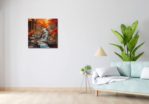 Obraz 60x60cm Jesienne Wodospady na Arena.pl