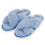 Kapcie Pantofle Damskie Miękkie WEŁNA NATURALNA Eleganckie Klapki 38