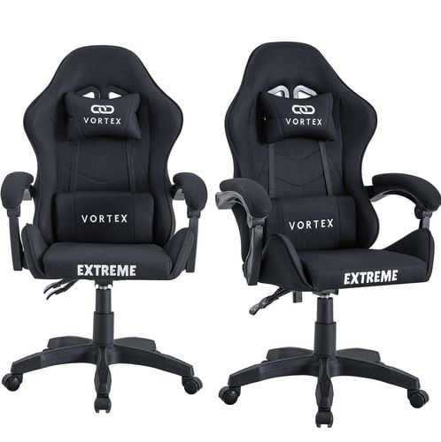fotel gamingowy extreme vortex black/black na Arena.pl