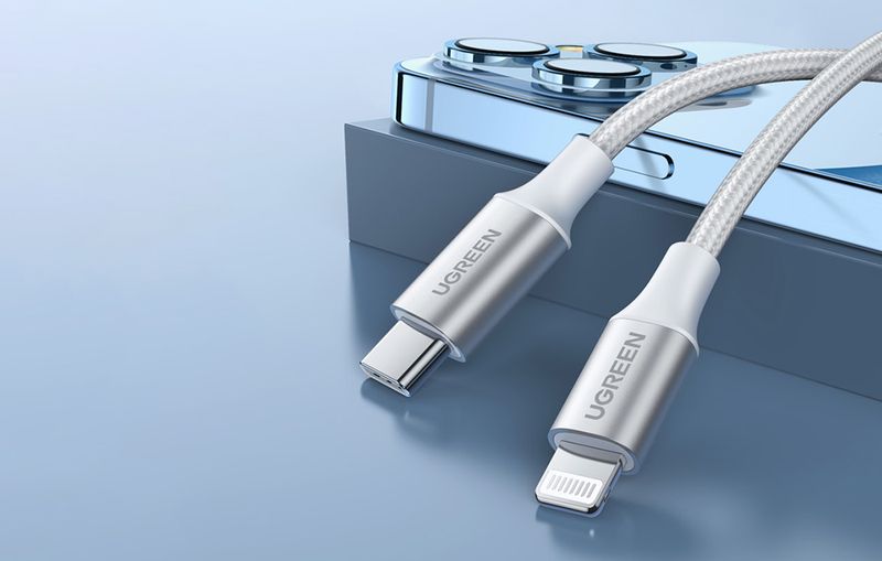 Kabel Lightning do USB-C  2.0 UGREEN PD 3A US304, 1m zdjęcie 1
