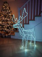 Renifer LED Świąteczny Świecący Zewnętrzny Duży Ozdoba XL 85 Biały Zimny