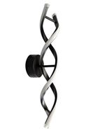 Kinkiet lampa wisząca LED spirala metalowa AT80-2KL-Black