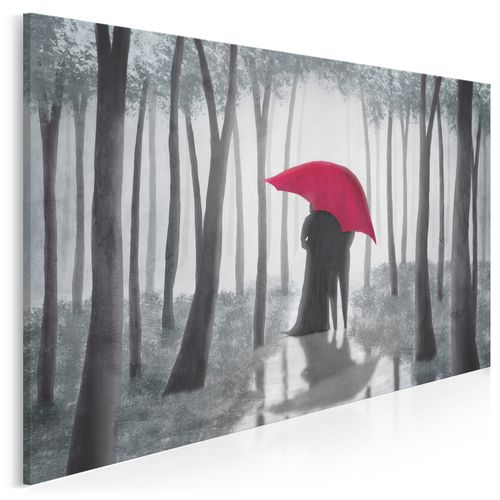 88101 Obraz na płótnie PARASOL CZERWONY MIŁOŚĆ na Arena.pl