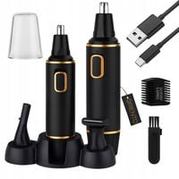 TRYMER DO NOSA I USZU BRWI WĄSÓW BRODY DEPILATOR WŁOSÓW GOLARKA USB 3
