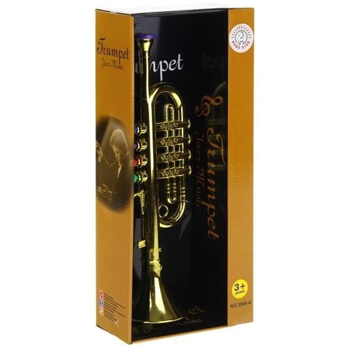 Trąbka dla Dzieci Instrument Muzyczny - Złota na Arena.pl