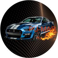 Opłatek na tort Mustang Ford Auto Samochód Logo Fura