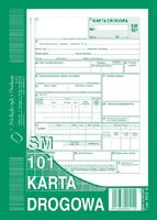 karta drogowa a5  sm/101 numerowana  802-3n