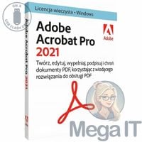 Acrobat Pro 2021 - Licencja Wieczysta (LifeTime) - Windows - Użytkownik Indywidualny - BOX (USB)