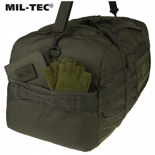 Torba wojskowa turystyczna Mil-Tec US Combat Parachute Cargo - Olive 105l na Arena.pl