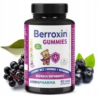 Witamina C D Ektrakt Czarny Bez Aronia Odporność naturalne Żelki 60 sztuk