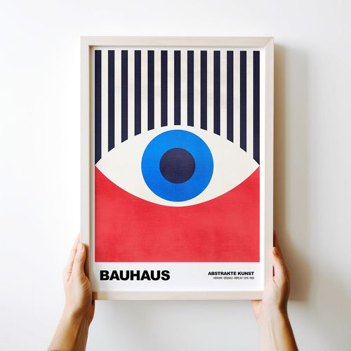 Plakat oko bauhaus 21x29,7 cm A4 na Arena.pl