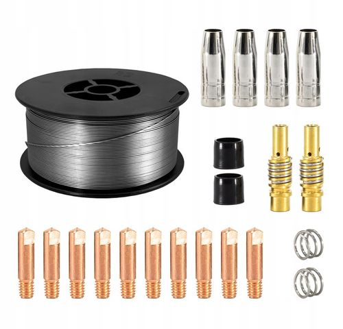 Drut spawalniczy samoosłonowy fi 0,8mm | części uchwytu spawalniczego MB15 na Arena.pl