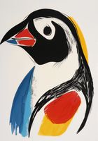 Plakat 70x100cm Portret Ptaka