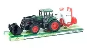 Traktor mały z opryskiem i łyżką zdjęcie 1