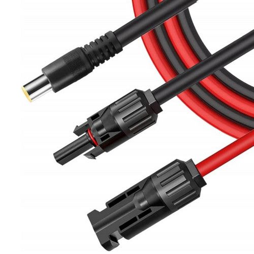KABEL DO STACJI ZASILANIA PV MC4-7909 MIEDŹ 2X1M 4MM2 CZARNY I CZERWON na Arena.pl