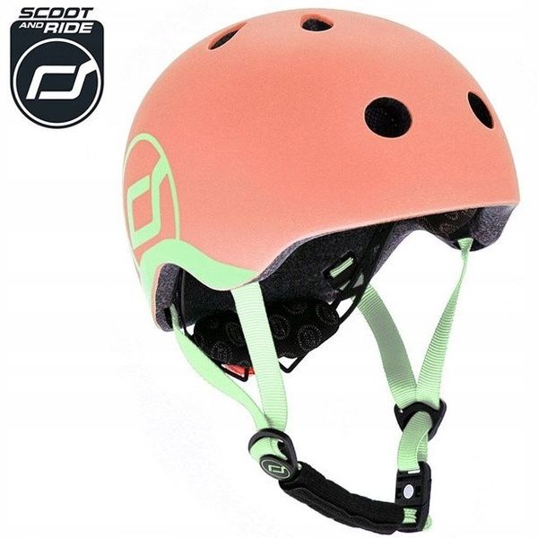 SCOOTANDRIDE Kask XXS-S dla dzieci 1-5 lat Peach zdjęcie 8