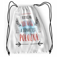 Plecak Dla Położnej Sportowy Szkolny Worek Torba Z Nadrukiem Ze Zdjęciem