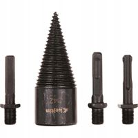 Świder do łupania drewna 42mm + adaptery SDS Keltin K02397