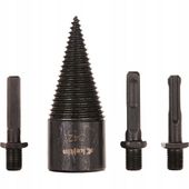 Świder do łupania drewna 42mm + adaptery SDS Keltin K02397