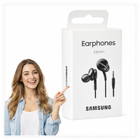 Oryginalne Słuchawki Samsung EO-IA500 3,5mm Jack | Stereo | Mikrofon | Głębokie Bass | Nowe