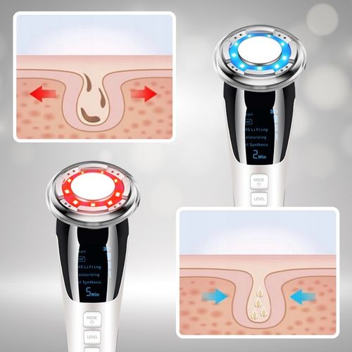 MEZOTERAPIA BEZIGŁOWA MASAŻER EMS TWARZY LIFTING 5w1 URZĄDZENIE DO MASAŻU na Arena.pl