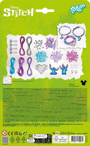 Totum zestaw kreatywny do robienia bransoletek z zawieszkami Disney Stitch na Arena.pl