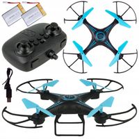 DRON dla dzieci DO NAUKI LATANIA BECZKA 3 SZYBKOŚCI Auto POWRÓT 2x Akum.