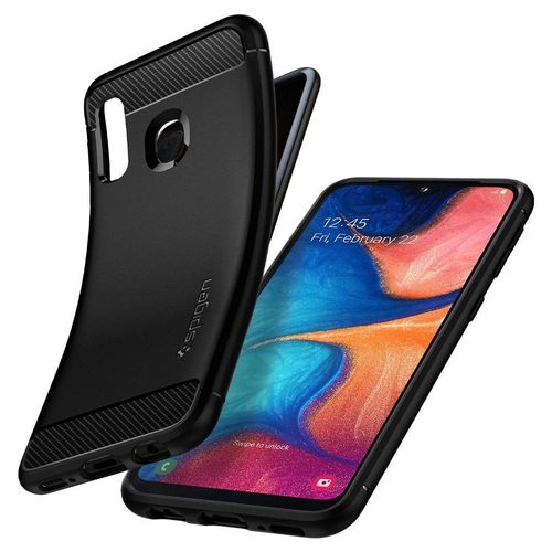 Etui Spigen Rugged Armor Galaxy A20E Matte Black na Arena.pl