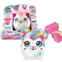 PROJEKT PLUSZ 1x MASKOTKA DO KOLOROWANIA FRYZURKI KLEJNOTKA KOTEK