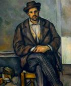 Seated Peasant, Paul Cézanne - plakat 61x91,5 cm