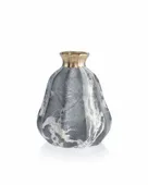 Nowoczesny wazonik Design marmurowy biało-złoty