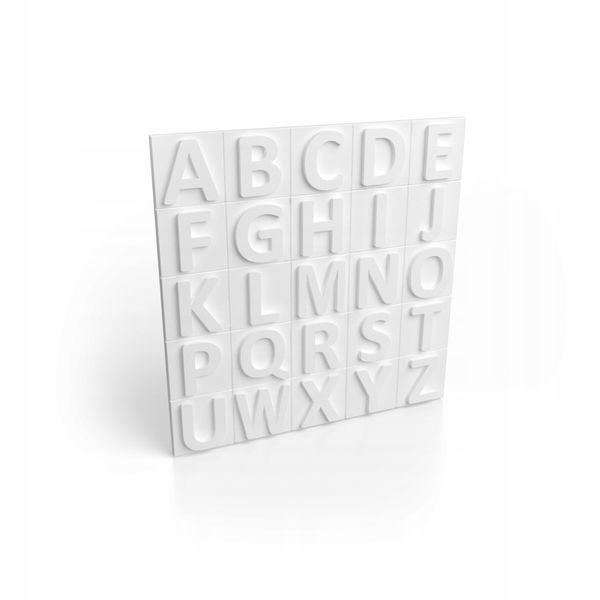 Panel ścienny 3D ALFABET zdjęcie 1