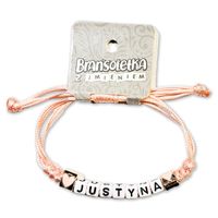 Bransoletka z imieniem Justyna